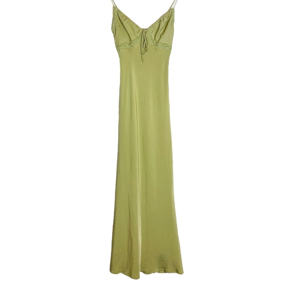 Princess Polly Emily Maxi Dress in “Green” Size US 2 | Slip Dress Lace Detailing - Picture 7 of 16